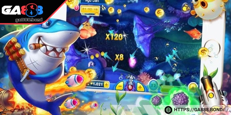 Kho game cực hấp dẫn nên thử tại bắn cá GA888