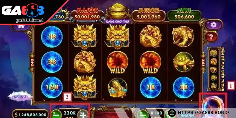 Nổ hũ tứ linh - Tựa game quay hũ đầy huyền bí